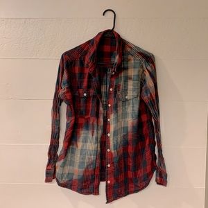 Bleached flannel